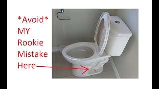 How To Replace a Toilet amp Avoid MY Rookie Mistake [upl. by Akinhoj694]