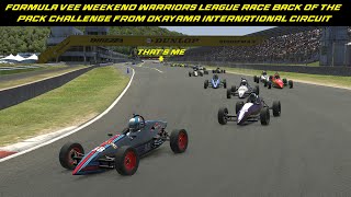 Formula Vee Weekend Warriors League Back Of The Pack Challenge From Okayama International Circuit [upl. by Frodin]