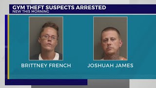 2 charged in string of gym thefts [upl. by Costanza]