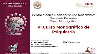 VI Curso Monográfico de Psiquiatría [upl. by Schonfeld207]