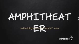 How to Pronounce AMPHITHEATER in American English [upl. by Domenech]