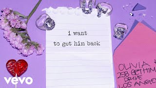 Olivia Rodrigo  get him back Official Lyric Video [upl. by Nylcoj62]