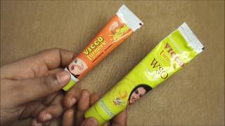 Vicco Turmeric Cream Vs Vicco Turmeric WSO Skin Cream [upl. by Hakon]