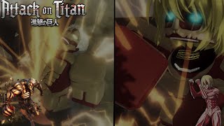 All Titan Roars Showcase  Typical Titan Shifting Game [upl. by Arytahs998]