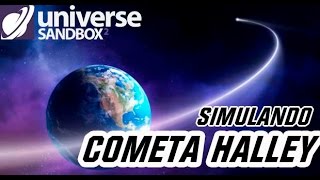 Universe Sandbox 2  Simulando El Cometa Halley [upl. by Timon262]