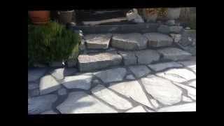 How to Install Flagstone Patio [upl. by Ayila250]