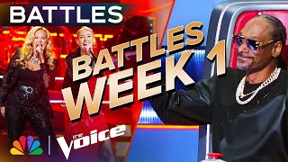 Phenomenal Performances from the First Week of Battles  The Voice  NBC [upl. by Learrsi]