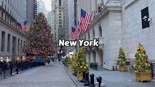 Christmas In NYC 2024  Holiday Season In Manhattan NY New York City Virtual Tour [upl. by Rois]