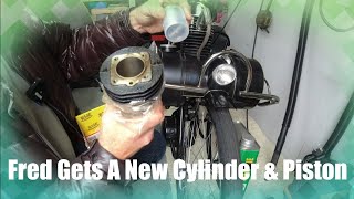 Velosolex 1700 Gets A New Cylinder And Piston [upl. by Ellennej]