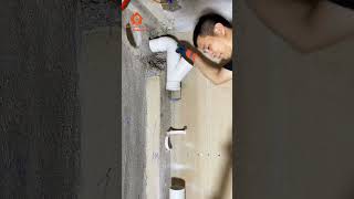 Interlayer drainage renovation constructionplumbingplumberpprpvcrepirpvc [upl. by Airrej]