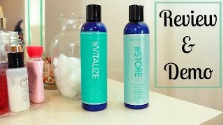 Hair La Vie Product Review amp Demo [upl. by Atenik]