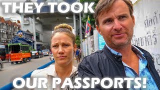 They Took Our Passports in Burma Myanmar at the Border  S3E27 [upl. by Nnylg]