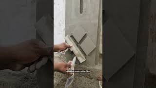 plaster design wallplaster walldecor youtubeshorts viralvideo views construction site home [upl. by Aitital]