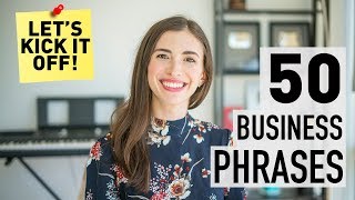 50 PHRASES IN BUSINESS ENGLISH [upl. by Akin]