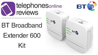 BT Broadband Extender 600 Kit Review By Telephones Online [upl. by Anuait]