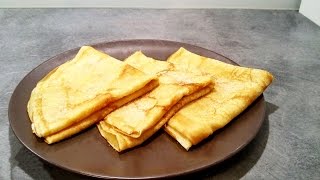 Recette de la pâte a crêpes french pancakes crepe  chandeleurPfannkuchen how to make [upl. by Ilsa]