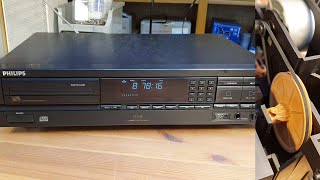 Philips CD618 CD Player repairs  CDM4 drawer gear wheel replacement [upl. by Broome665]