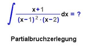 Integralrechnung Partialbruchzerlegung komplett Video 17 [upl. by Annahoj]