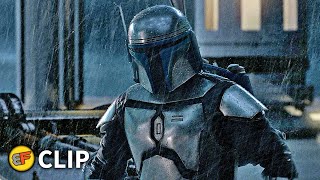 ObiWan vs Jango Fett  Planet Kamino Fight Scene  Star Wars Attack of the Clones 2002 Movie Clip [upl. by Egduj]