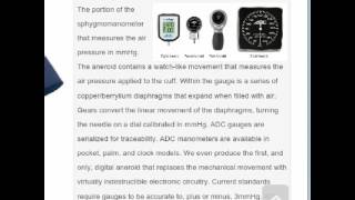 Sphygmomanometer Parts [upl. by Aihtniroc957]