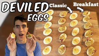 CLASSIC DEVILED EGGS 2 WAYS [upl. by Nesrac236]