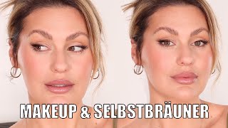 How to Summerglow Makeup amp Selbstbräuner Routine  Vicky Lash [upl. by Rhee]