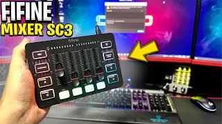 MELHORANDO SEU SETUP COM O MIXER DE ÁUDIO DA FIFINE AMPLIGAME SC3 [upl. by Seumas]