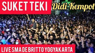 Suket teki  Didi Kempot Live SMA DE BRITTO YOGYAKARTA [upl. by Philine757]