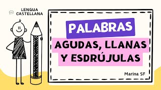 Palabras agudas llanas y esdrújulas [upl. by Soble]