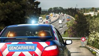 Gendarmerie  Alerte rouge sur lAutoroute du Soleil [upl. by Dercy]