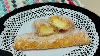 ✝️ TERESITAS ❌️ SIN HORNO 😋 CON CREMA PASTELERA 🥣  BEATRIZ COCINA [upl. by Carmon]