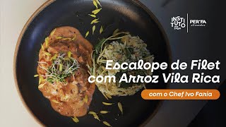 Receita Escalope de Filet com Arroz Vila Rica [upl. by Now]