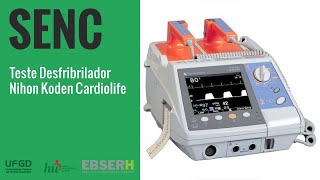 Teste Desfribrilador Nihon Koden Cardiolife [upl. by Avihs]