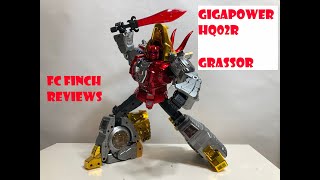 GIGAPOWER GRASSOR MASTERPIECE SLAG FINCH REVIEWS [upl. by Naget]