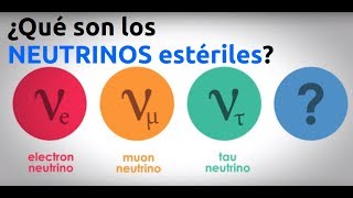 ¿Qué son los NEUTRINOS estériles [upl. by Nosyrb97]