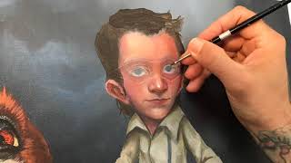 quotGone Missingquot  Acrylic painting  Timelapse painting  Demonstration  Art Inspiration [upl. by Anale]