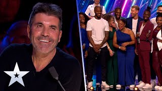 London Community Gospel Choir bring LIFE LOVE and ENERGY  Auditions  BGT 2022 [upl. by Woehick]