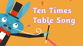 Twinkl Ten Times Table Song  For Kids [upl. by Enilemme]