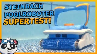 Steinbach Poolroboter Twin im Test  Poolsauger für Boden und Wand [upl. by Ketti168]