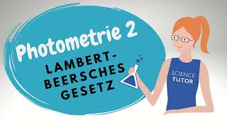 Photometrie  Lambert Beersches Gesetz [upl. by Brotherson]