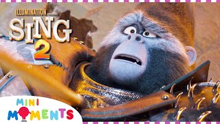 A Sky Full Of Stars 🦍🌟  Sing Along With Johnny  Full Song  Sing 2  Movie Moments  Mini Moments [upl. by Uziel954]