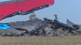 Dallas air show crash Air traffic control recording of collision that killed six released by FAA [upl. by Yeung]