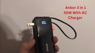 Anker 3 in 1 30W with built in AC plug unboxing [upl. by Akiaki]