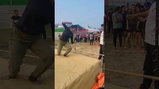 Bihar police high jump practices biharpolicephysicaltraining shots highjump trending view [upl. by Enohpesrep]