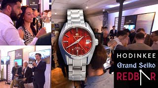 Hodinkee RedBar and Grand Seiko Event Glasgow 2019 from Scottish Watches [upl. by Llehcsreh548]