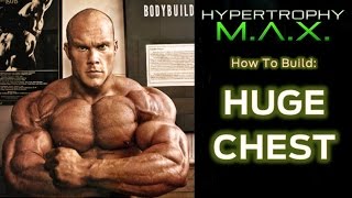 How to Build a Huge Chest in 1 Workout IntraSet Stretching Chest Workout [upl. by Maisey5]