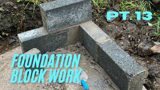 Block work foundation [upl. by Aihtniroc]