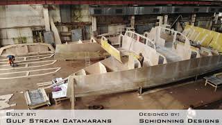 Gulf Stream  Building a Schionning Arrow 1500 catamaran [upl. by Amiel]