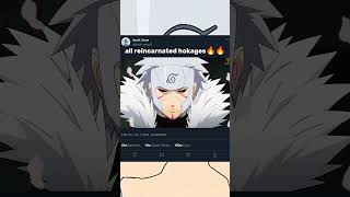 All reincarnated Hokages🔥🔥 short viral viralshort trending [upl. by Maxama]