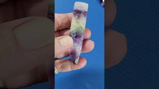 Rainbow fluorite piece ready fypシ゚viral crystals rockhound [upl. by Cody]